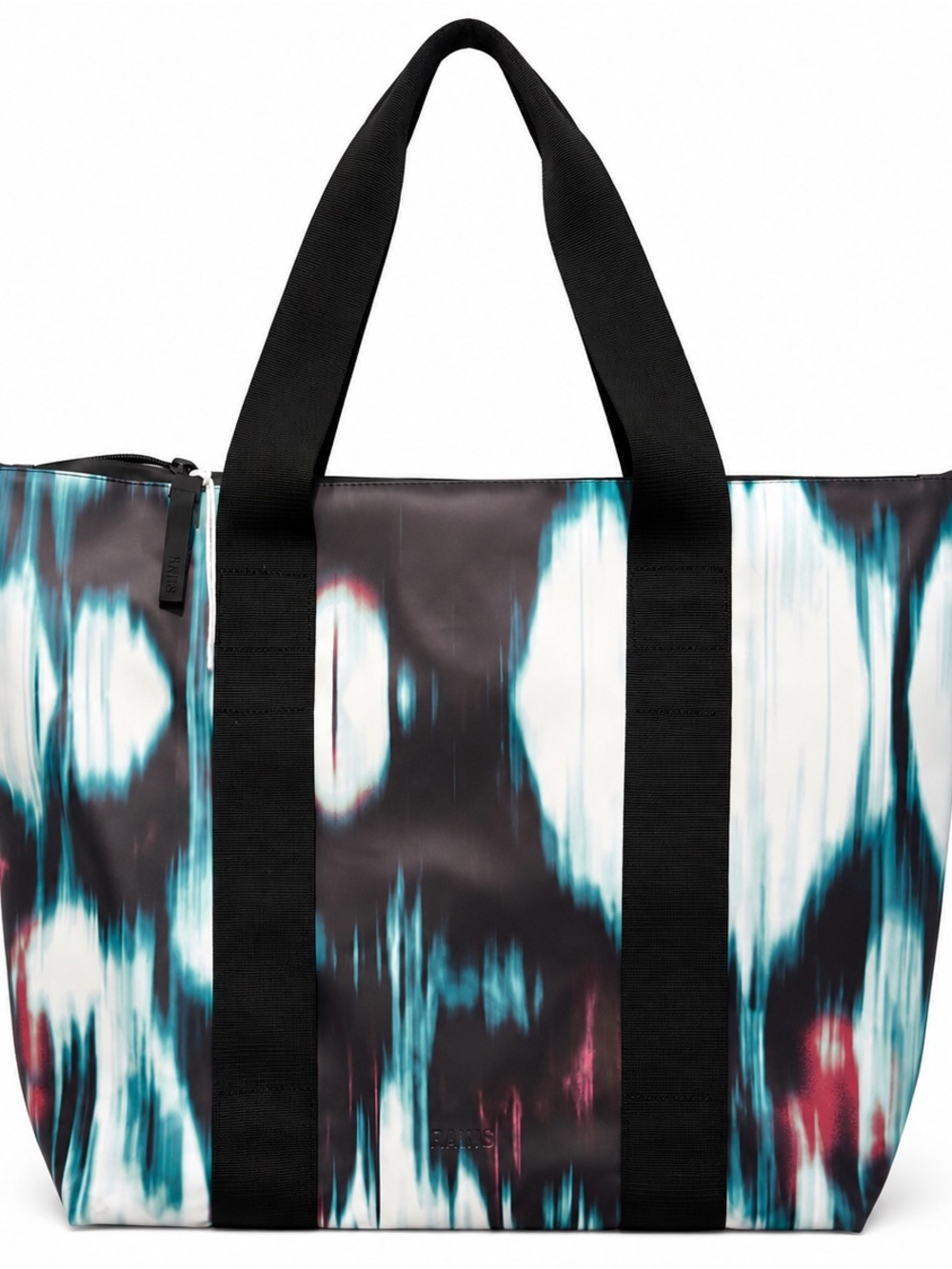 RAINS Tote Bag Mini W3 Blur Print Waterproof Tote Travel Bag NWT